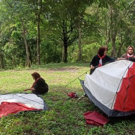 Kegiatan Pemasangan Tenda