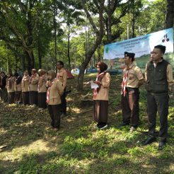 Pembukaan Pelantikan Pramuka SMK Al-Munir
