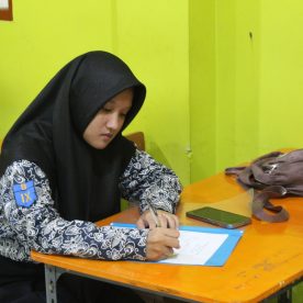 Peserta mendengarkan Pembukaan dan Arahan Test Interview PPDB 2024-2025