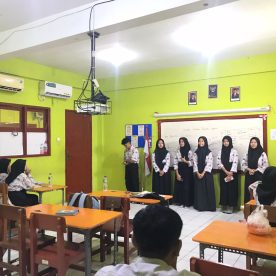 Penyampaian Visi-Misi Calon Ketua dan Wakil Ketua Osis