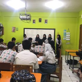 Penyampaian Visi-Misi Calon Ketua dan Wakil Ketua Osis