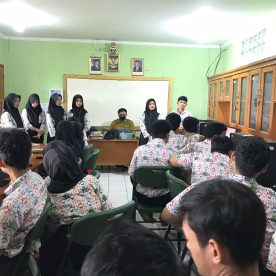 Penyampaian Visi-Misi Calon Ketua dan Wakil Ketua Osis
