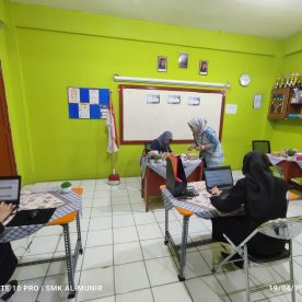 Kegiatan Uji Level XII AKL Hari Pertama, Jumat 18 April 2025