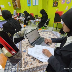 Kegiatan Uji Level XII AKL Hari Pertama, Jumat 18 April 2025