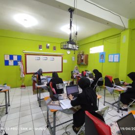 Kegiatan Uji Level XII AKL Hari Pertama, Jumat 18 April 2025