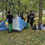 Kegiatan Pemasangan dan Pembagian Tenda