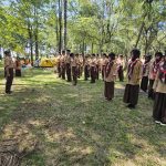 Kegiatan Upacara Pembukaan Pelantikan Pramuka Bintara dan Laksana